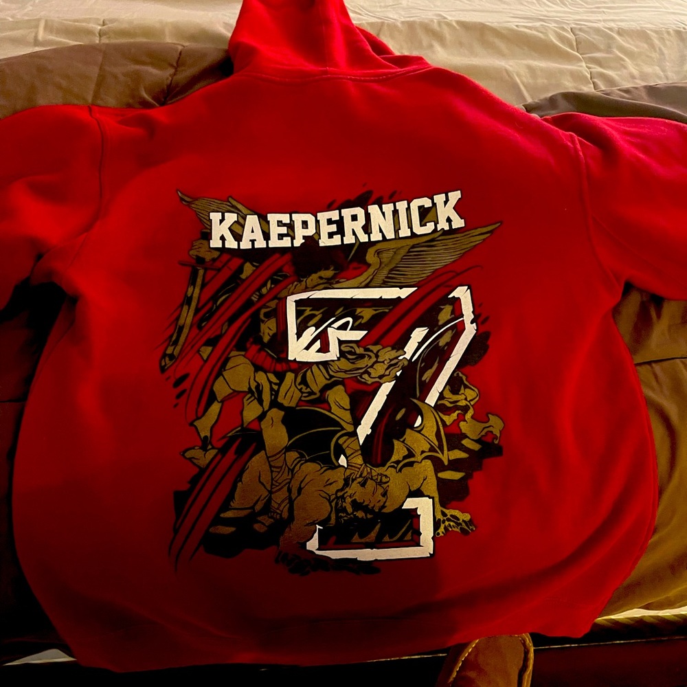 Rare Limited Print Colin Kaepernick Sweatshirt Size Large